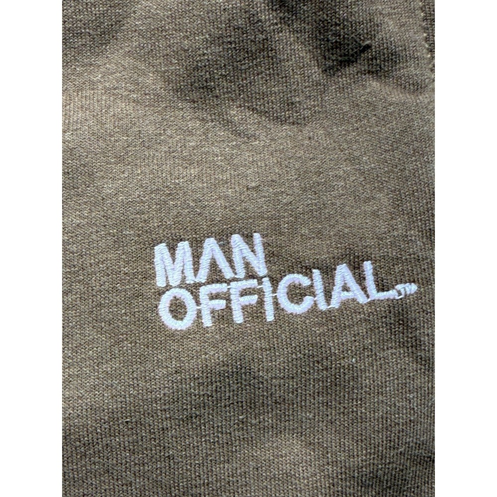 BoohooMAN Regular Gusset Sweatpants Mens Medium Chocolate Brown Paint Splatter - Picture 6 of 13
